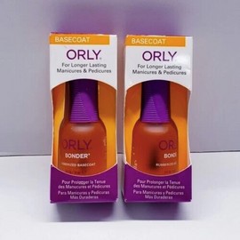 Orly Bonder Basecoat For Longer Lasting Manicure & Pedicure  #1 Base Coat  2pcs