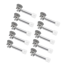 VictorsHome Furniture Cam Fitting with Dowel Screws and Pre-Inserted Nut for Cabinet Connecting 10 Sets