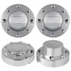 ECCPP 4PC Set 2 Front and 2 Rear Chrome 7