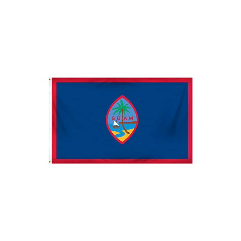 Guam Flag 3ft x 5ft - Durable Printed Polyester with