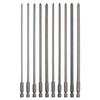 Rocaris 10 Pack Extra Long Phillips Screwdriver Bit Sets, 1/4