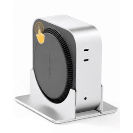 SNANSHI Supporto da scrivania verticale per Mac mini M4, design verticale per un facile accesso al pulsante di accensione/risparmio di spazio/migliore dissipazione del calore, compatibile con Mac mini