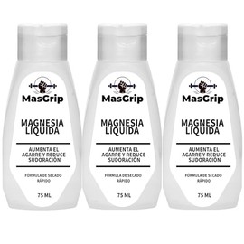 Magnesia Lquida para Gimnasia, Crossfit, Halterofilia, Escalada, Pole, Calistenia  Frmula de Secado Rpido  75ml                                       