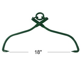Timber Claw Hook, 18in - Log Lifting Tongs Heavy Duty Grapple Timber Claw, Lumber Skidding Tongs Logging Grabber 18" Jaw Opening