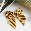 Big Stripe Hair Bow 6 Inch Women French Barrette Clips