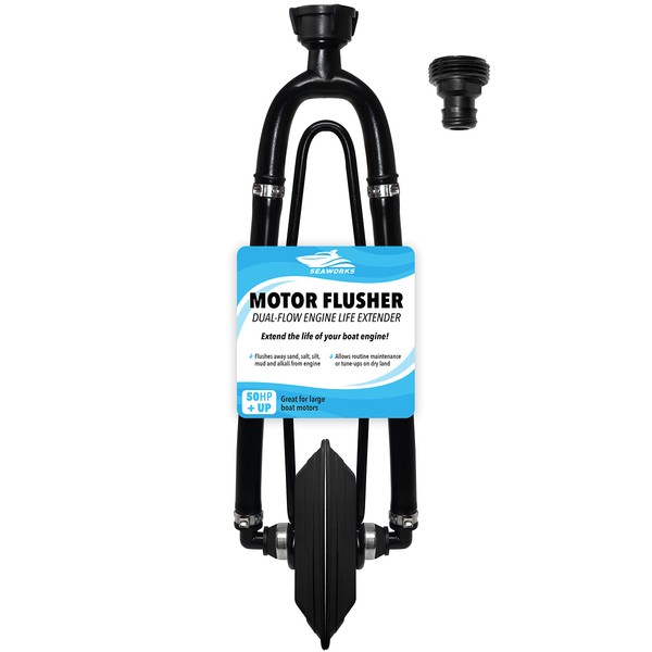 Seaworks Dual Feed Muff Style Boat Motor Flusher | Use