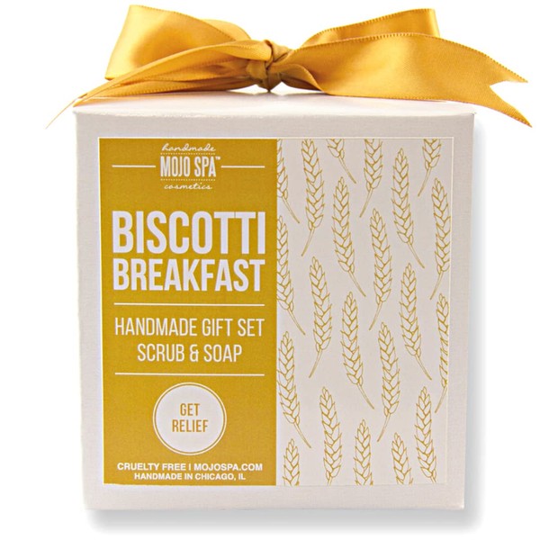 Mojo Spa Biscotti Breakfast Small Gift Set | 2 Handmade