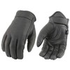 Milwaukee Leather MG7522 Men's Black Leather Waterproof Cruiser Motorcycle Hand