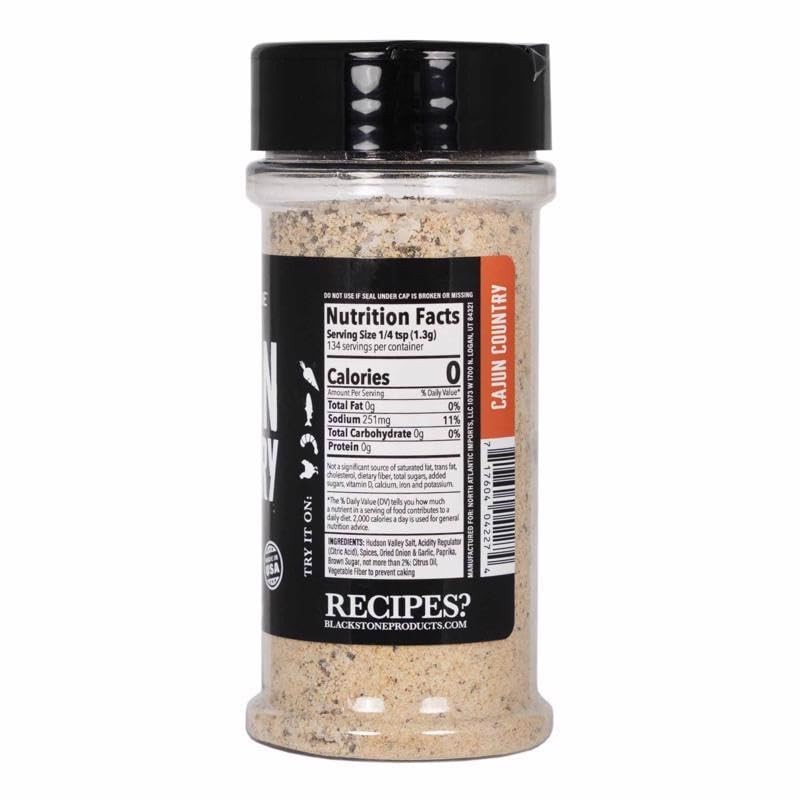 BLACKSTONE 4227 7.4OZ Cajun Seasoning - Quantity 1