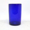 MexHandcraft Solid Cobalt Blue 14 oz Drinking Glasses (set of