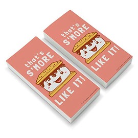 That's S'More Like It Funny Humor Eraser Set of 2