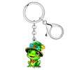 RAIDIN Acrylic St Patrick's Day Cute Animal with Clover Key