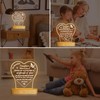 Attivolife Daughter Gift from Parent, 3D Night Light Warm Color