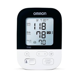 OMRON Baumanómetro digital de brazo 7156T con Bluetooth y brazalete Intelli Wrap