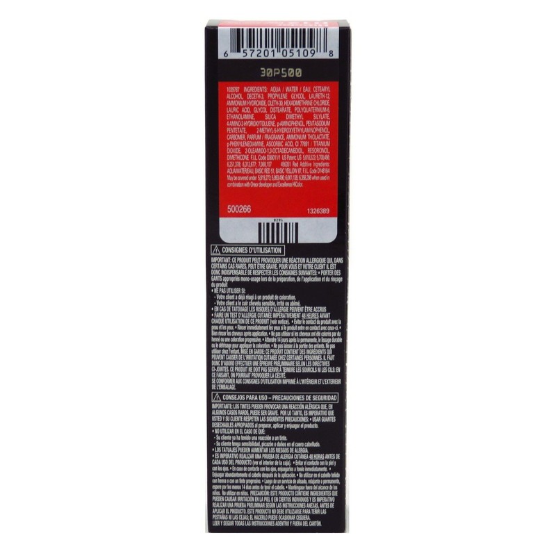 Loreal Excel Hicolor H12 Tube Deep Auburn Red 1.74oz (6