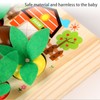 Baby Carrot Harvest Game Wooden Carrots Shape Sorting Matching Puzzle