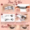 Higu Clace Magnetic Eyelashes Natural Look, Reusable 1 Pair Magnet