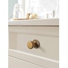 Goo-Ki 6 Pack Cabinet Knobs Antique Brass Drawer Knobs with