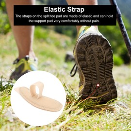 Hammer Toe Comb Cushion, Toe Rest Cushion, Adjustable, Comfortable for Foot Correction, Hammer Toe Smoother and Corrector (Right Foot)