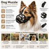 Dog Muzzle, Adjustable Pet Mask with Reflective, Breathable Pet Mask