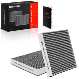 A-Premium - Filtro de aire de cabina de 2 piezas con carbón activado compatible con Hyundai & Kia - Kona 18-22, Tucson 16-21, Veloster 19-21, Venue 20