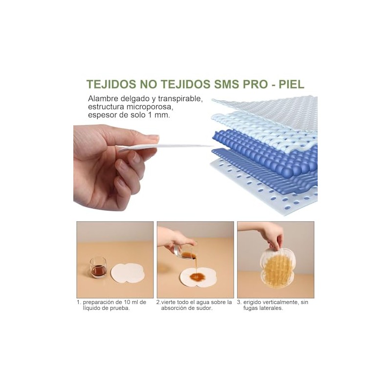100 Pcs Almohadillas Absorbentes Desechables para el Sudor en Las