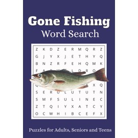 Fish Word Search Puzzle Book: word search book with easy to read print about fishing, outdoors, boating and more - 6 x 9 inches, 110 pages, 50+ ... vacations, road trips and stocking stuffers
