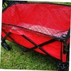 CAXUSD Camping Cart Net Wagons Carts Foldable Collapsible Wagon Stroller