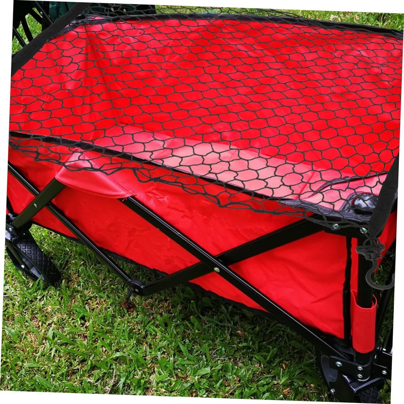 CAXUSD Camping Cart Net Wagons Carts Foldable Collapsible Wagon Stroller