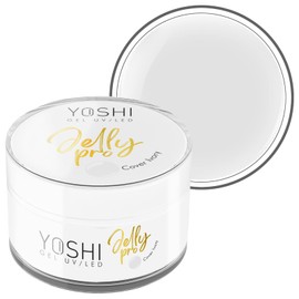 Yoshi Jelly PRO Gel Nails 15 ml - Extra Firm Manicure UV Gel - Professional Gel Nails - Builder Gel for Nails - Nail Gel UV and LED - Gel for Gel Nails - White