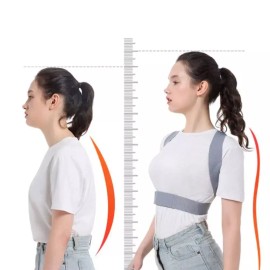 등 척추 굽은 허리 목 거북 밴드 바른자세 어깨 [2-자세교정밴드-M] Back Spine Curved Waist Neck Turtle Band Correct Posture Shoulder [2-Posture Correction Band-M]
