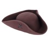SandT Collection Brown Pirate Hat for Adults Men and Women