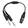 WODASEN Aviation Headset Adapter for Airbus XLR 5 Pin Head