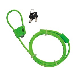 GORIX GX-643 Keyed Wire Lock, Lightweight Type, Detachable Cable Lock, Bicycle, Road Bike, Mountain Bike, Cross Bike, Anti-Theft, 3-Digit Key, 0.19 x 78.7 inches (4.8 x 2000 mm), Green
