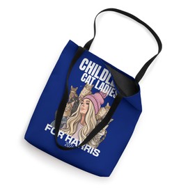 Childless Cat Ladies Harris Sorority College Dorm Daughter Tote Bag