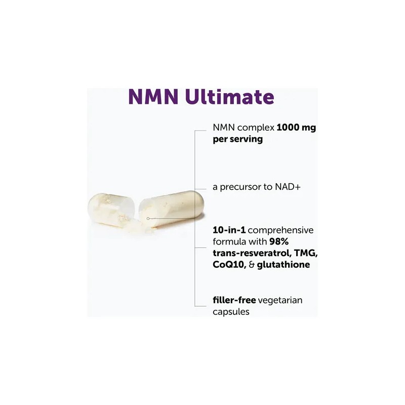 Micro Ingredientes Nmn Complejo 1000mg,120 Cáps,resveratrol
