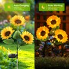 KOOPER Solar Lights Outdoor Decor - Upgraded 3 Pack Solar