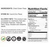 Rani Green Peas Whole, Dried (Vatana, Matar) 400oz (25lbs) 11.36kg