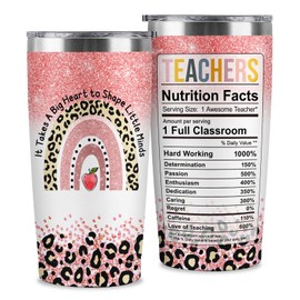 Kitdacnin Teacher Christmas Gifts, Teacher Gifts for Women - Teacher Appreciation Gifts, Gift for Teacher - Teacher Tumbler Cup Stainless Steel 20oz