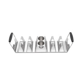 Weber 3400073 Taco Rack, Stainless Steel