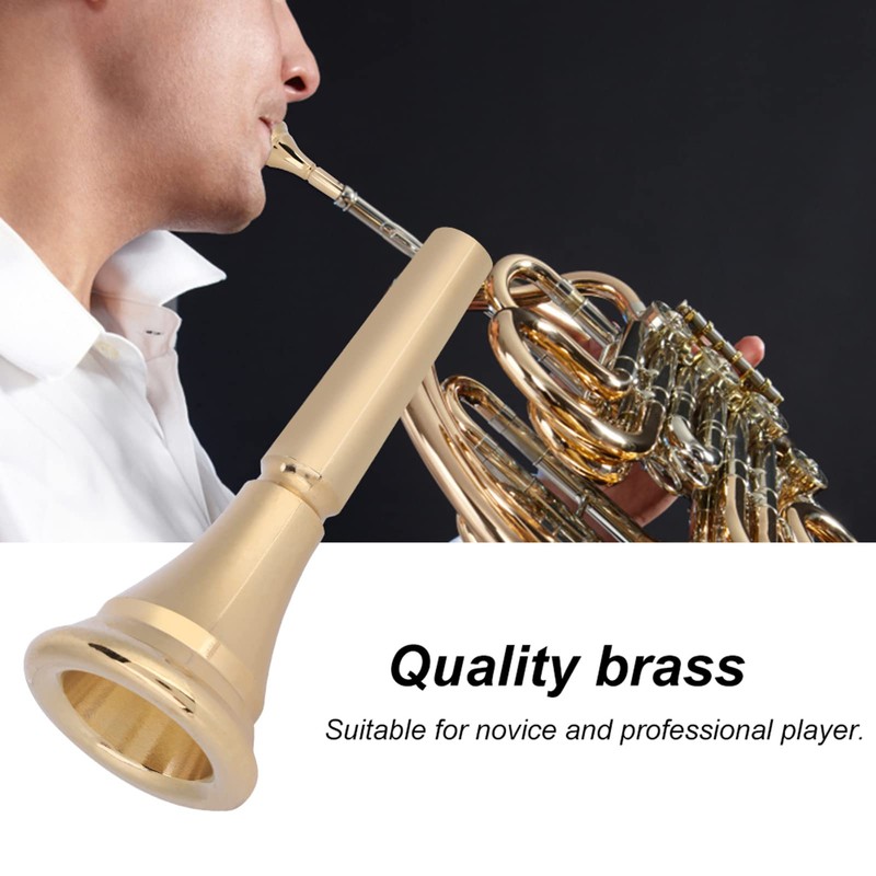 Horn Mouthpiece, Brass Mouthpiece for French Horn Cooper Horn Mouthpiece