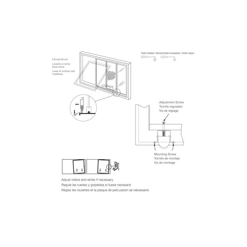 Prime-Line B 617 1 In. Nylon Spring-Loaded Rollers for Sliding