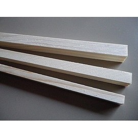 10 pack of 30cm long Wooden Craft Sticks - Pine Square Dowels Poles choose size (10mm x 10mm)