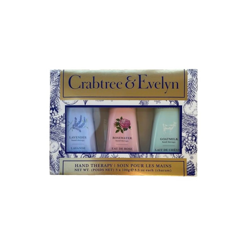 CRABTREE & EVELYN Lavender, Rosewater & Goatmilk Hand Therapy Set