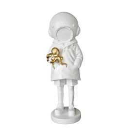 OXWIND Banksy Graffiti Inspired - Deep Sea Diver Statue, 22 cm, High Quality Resin