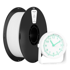 Kexcelled Matte ABS Filament 1.75mm White, Matte 3D Printer Filament ABS 1kg,High Heat Resistance, Dimensional Accuracy +/- 0.03mm, Fit Most FDM Printer