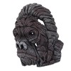 ZJchao Gorilla Head Sculpture, Office Table Decor Animal Table Ornament