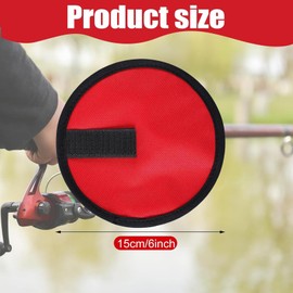 FEISHIONG Fishing Lure Wrap Covers, 6-Pack Rod Hook Protectors, Lure Shield Guards，Easily See Bait Glove to Keep Fishermen Fishing Safe for Fishing Rod