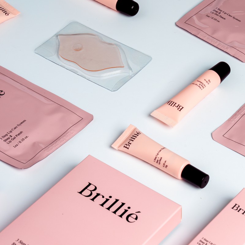 Brillier lip care 3 step dead skin cell moisturizing lip