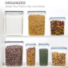 Pantrystar Large Food Storage Containers with Lids Airtight 5.2L /176Oz,